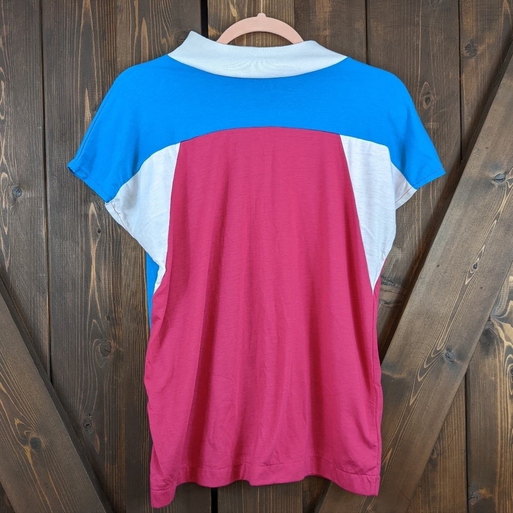 Vintage Morgan Square Colorblock Shirt Size Medium